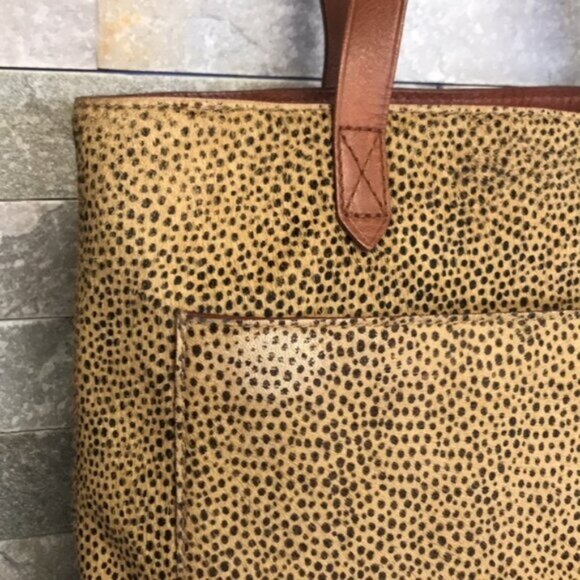 MADEWELL Genuine Calf Hair Med.Transport Tote(9) - Picture 5 of 12